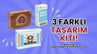 3 Farklı Oyun Tasarım Kiti! Game Design Toolkit - Wood Tool Kit - The Omni Deck #işbirliği