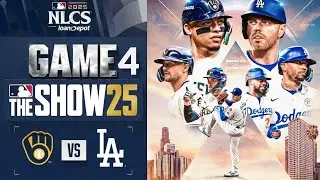 &laquo;Брюэрс&raquo; против &laquo;Доджерс&raquo;, игра 4 NLCS | Игровой процесс (17.10.2025) | MLB