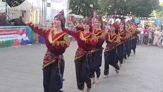 Rantak dance in Festival Indonesia Moscow 2017