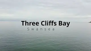 DJI Mini 2 Drone flight around Three Cliffs Bay, Gower, Swansea