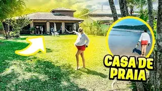 ALUGAMOS UMA CASA PÉ NA AREIA EM UBATUBA (PARAÍSO)