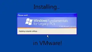 Installing Windows FLP (Fundamentals for Legacy PCs) in VMware