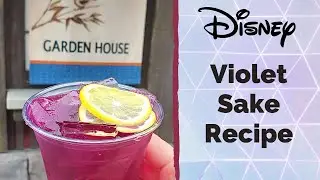 Epcot Violet Sake Copycat Recipe! | Walt Disney World Cocktail
