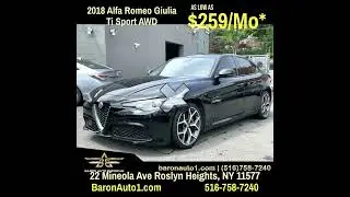 2018 Alfa Romeo Giulia Ti Sport AWD $259/Mo
