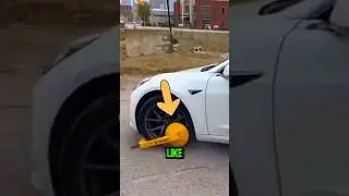 Unlocking a wheel lock with a ball: Genius hack! 😯🚗