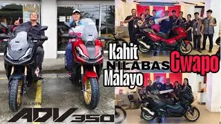 SABAY  Maglabas Ng New 2025 Honda ADV 350  - From Manila to Pangasinan Red at Black