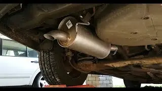 Opel Astra H 1.9 Cdti bekommt einen neuen Endschalld&auml;mpfer Bj. 2006