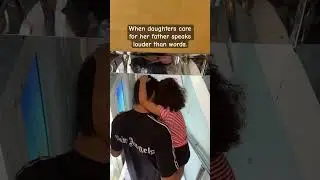 Father&rsquo;s are heroes for their daughters. My angle is protecting father&rsquo;s head from roof. #love #cute