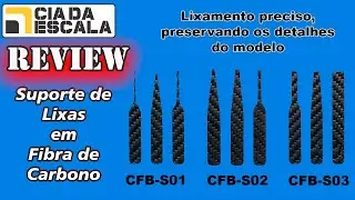 Hastes para lixamento em fibra de carbono - Insdipensável!!