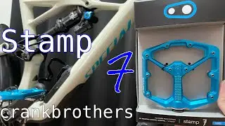 Crankbrothers Stamp 7 Electric Blue | Распаковка | Установка | MTB Япония