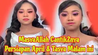 MasyaAllah cantiknya April dan Tasya bak boneka hidup Persiapan April & Tasya hari ini di backstage