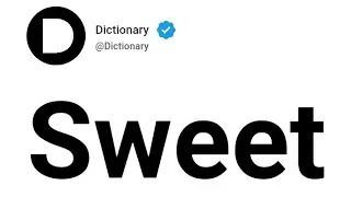 Sweet Meaning In English