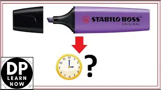 Stabilo Purple Highlighter: how long does it last? #shorts