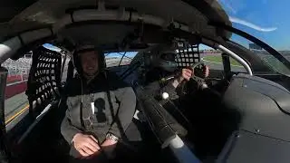WAKE FOREST FOOTBALL PLAYER GETS NASCAR EXPERIENCE RIDE-A-LONG AT CHARLOTTE MOTOR SPEEDWAY - GOPRO