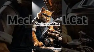 Mechanical Cat #cute #cat #animation #MechanicalCat @VideoLifeeee