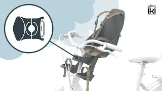 Hoe monteer ik het voorzitje op mijn fiets met een compact adapter? - Urban Iki