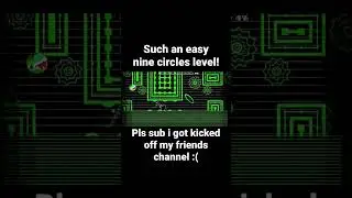 The easiest GD nine circles level ever! #gd #geometrydash
