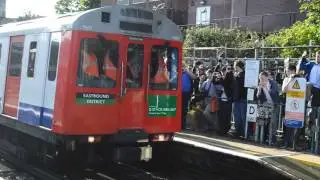 London Underground - D78 Stock Farewell Tour departs Ealing Broadway