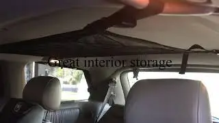 vehicle interior storage net