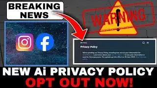 🔴FACEBOOK WARNING! NEW Ai PRIVACY POLICY! OPT OUT NOW! (How to Guide) 2024!