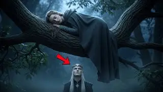 She Slept Beneath the Trees in Silence — Unaware the Elven King Watched All Night