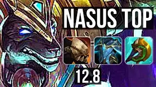 NASUS vs AKALI (TOP) | 9/1/7, 2.1M mastery, 1000+ games, Legendary | NA Master | 12.8