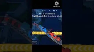 Triple Crash In Train Conductor World #shorts #crash #derail #trainconductorworld