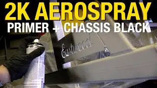 2K AeroSpray Chassis Black Over Epoxy Primer - Painting the Legs Of the Box & Pan Brake Stand