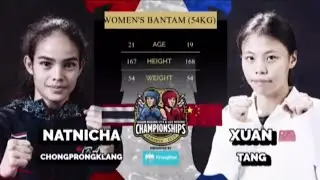 Under 54kg women's fight 🥊 (THA vs CHA) Asian youth 22U boxing championship in Bangkok Thailand 2025
