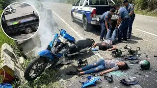 INNALILLAHI !! TRAGEDI MENGERIKAN HARI INI, Pengendara Motor Kritis Usai Rem Blong di Sitinjau Lauik