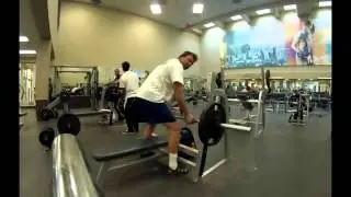 150 lb. barbell curls, age 54, Thank you Time Machine