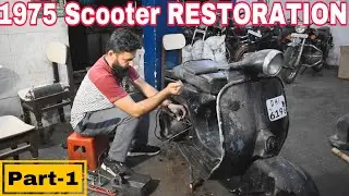 Let&rsquo;s Do 1975 Bajaj-150cc RESTORATION | NCR MOTORCYCLES |
