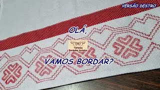 *326* CORA&Ccedil;&Otilde;ES EM PONTO RETO COM VAGONITE - Tathinha Bordados Variados