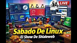 🐧🚀 #SabadosDeLinux | Arch Linux + COSMIC 🔥 Noticias, Terminal y Comunidad EN VIVO #debian #tertulia