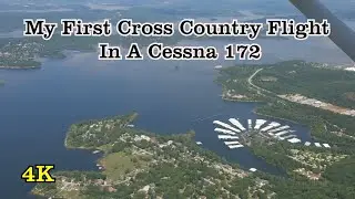 First cross country flight in a Cessna 172 #flying, #airplanes, #flyinglessons