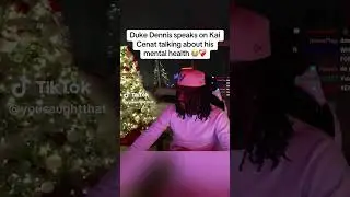 Duke speaking on KAi mental health issues #dukedennis #deeblock #like #subscribe