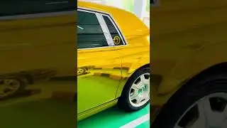 ROLLS ROYCE PHANTOM - Gold Plated  #rollsroycephantom #luxurycars #shorts
