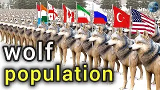 Wolf population by Country 2025