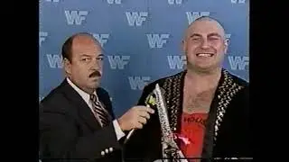 Рекламный ролик Эдриана Адониса после WrestleMania III в Окленде, вышедший в эфир 11 апреля 1987 ...