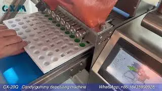 candy gummy making machine gummies depositing machine | how to making CBD gummy? | soft candy making