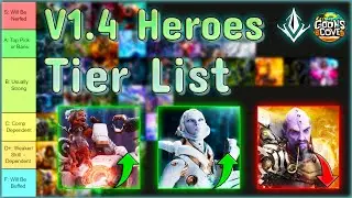 Predecessor V1.4 Hero Tier List