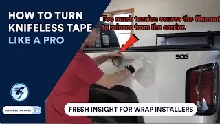 Most Installers Get This WRONG &ndash; How to Turn Knifeless Tape Like a Pro