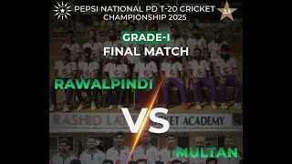 Live - Grand Final  - Pepsi National PD T-20 Cricket Championship 2025 - Rawalpindi PD Vs Multan PD