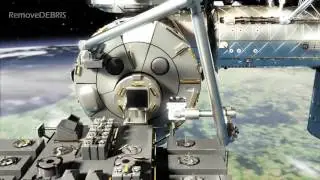 Space Debris removal mission animation - RemoveDEBRIS