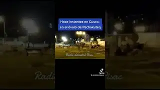 Hace instantes en Cusco, en el &oacute;valo Pachakuteq