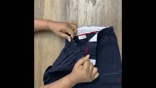 High-Vis Mens Reflective Tape Navy Work Pants | ABC WORKWEAR
