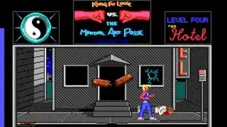 Kung Fu Louie vs. The Martial Art Posse (Elite Software) (MS-DOS) [1989] [PC Longplay]