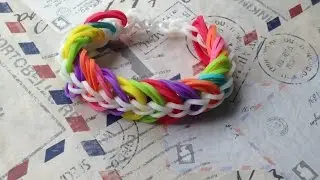 Triple link chain - tutorial Rainbow Loom
