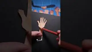 Making paper hands for my short film GRUFF 🙌