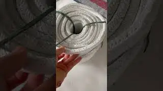&zwnj;Asbestos-Glass Fiber Interwoven Gland Packing Customizable